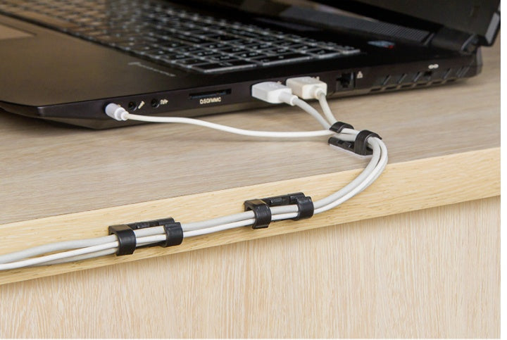 Data Cable Storage Buckle Cable Organizer Wall Sticker