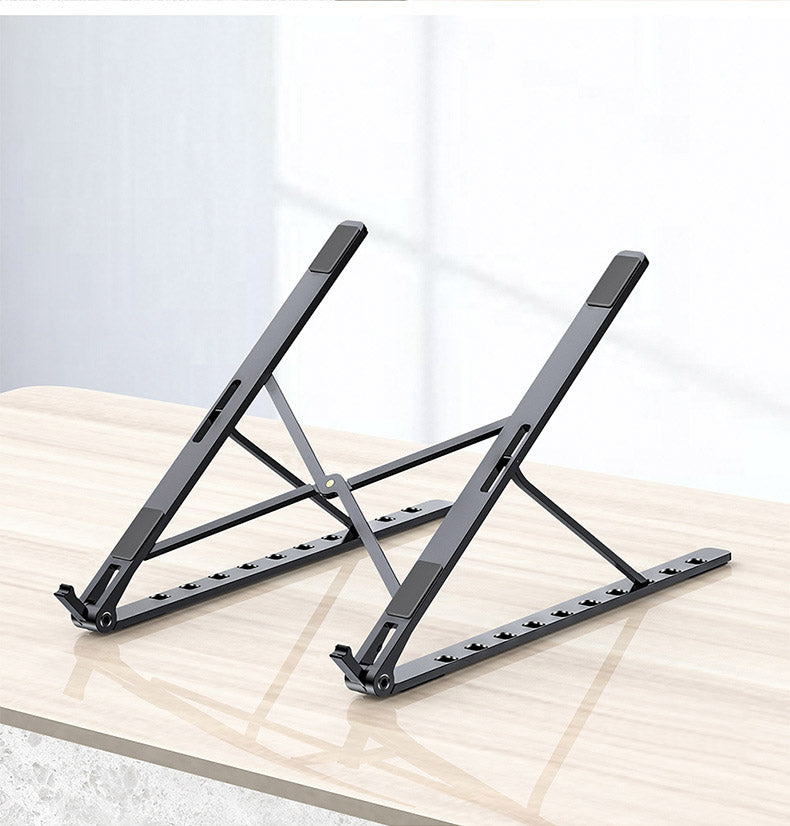 Adjustable Aluminum Laptop Stand – Foldable, Ergonomic & Travel-Friendly