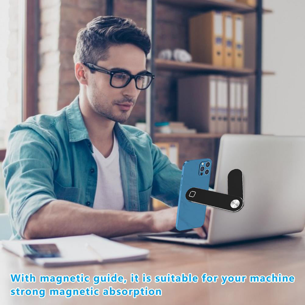 Magnetic Laptop Phone Holder – Dual Screen Companion
