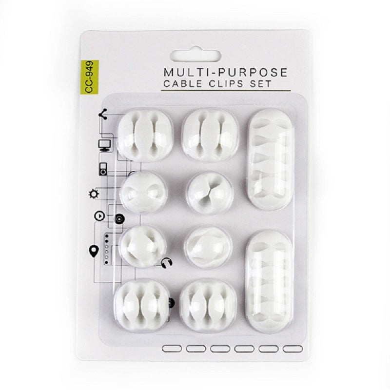 Self-Adhesive Desktop Cable Clip