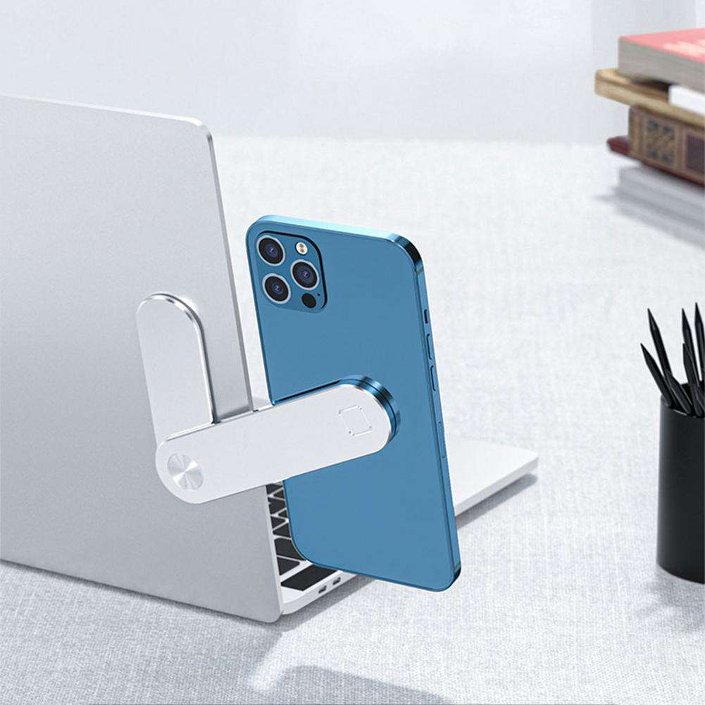 Magnetic Laptop Phone Holder – Dual Screen Companion