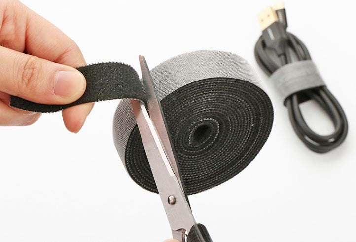 Reusable Velcro Cable Management Roll
