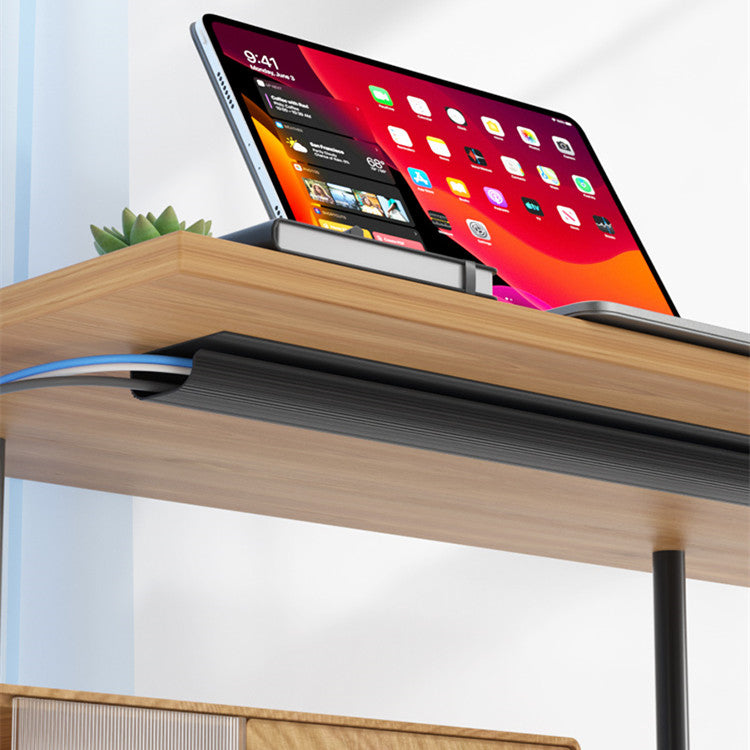 Under-Desk Cable Management Rack