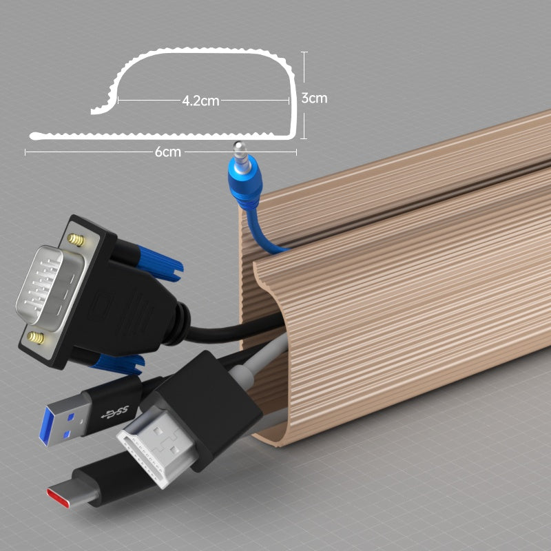 Under-Desk Cable Management Rack