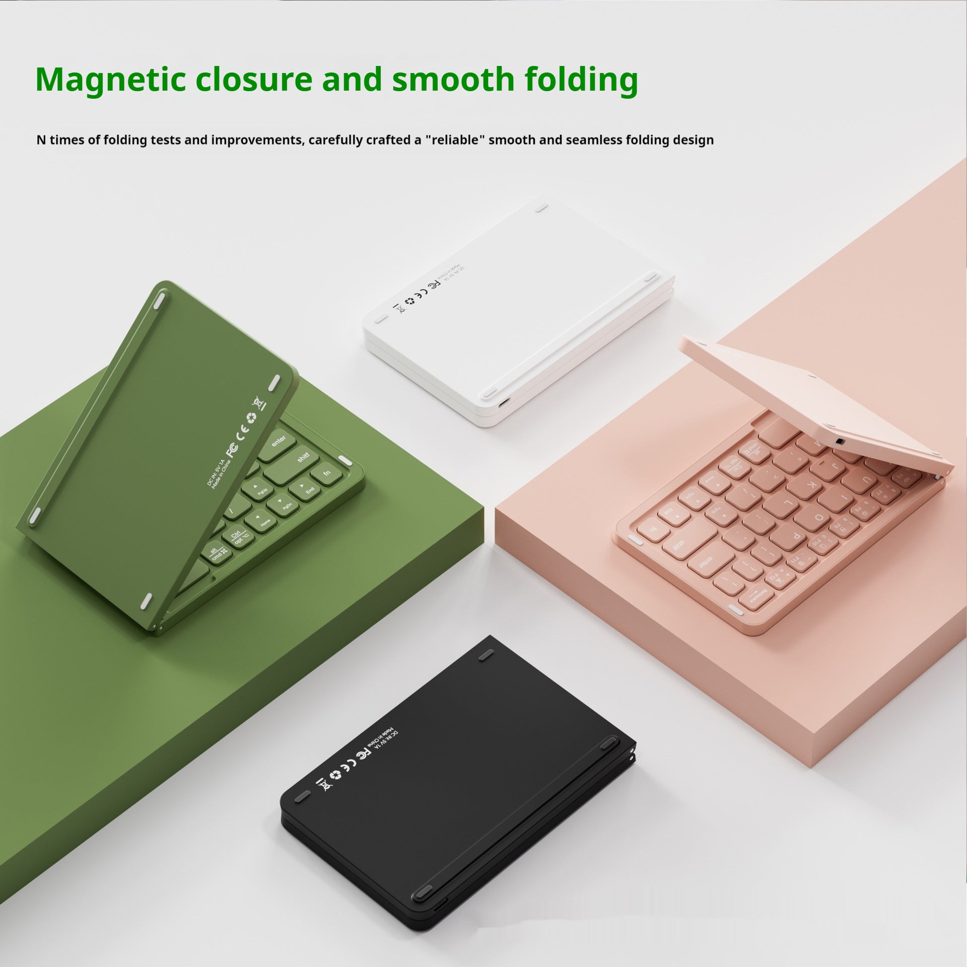 Foldable Wireless Bluetooth Keyboard