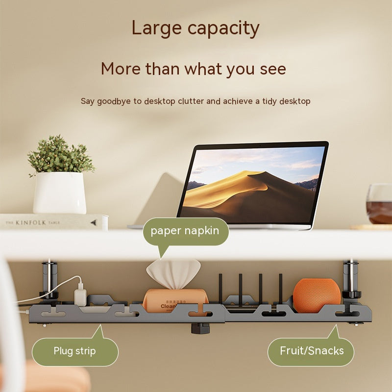 Under-Desk Cable Management Rack