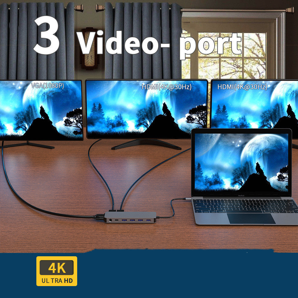 13-in-1 USB-C Docking Station